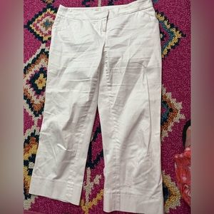 Laundry white capris
